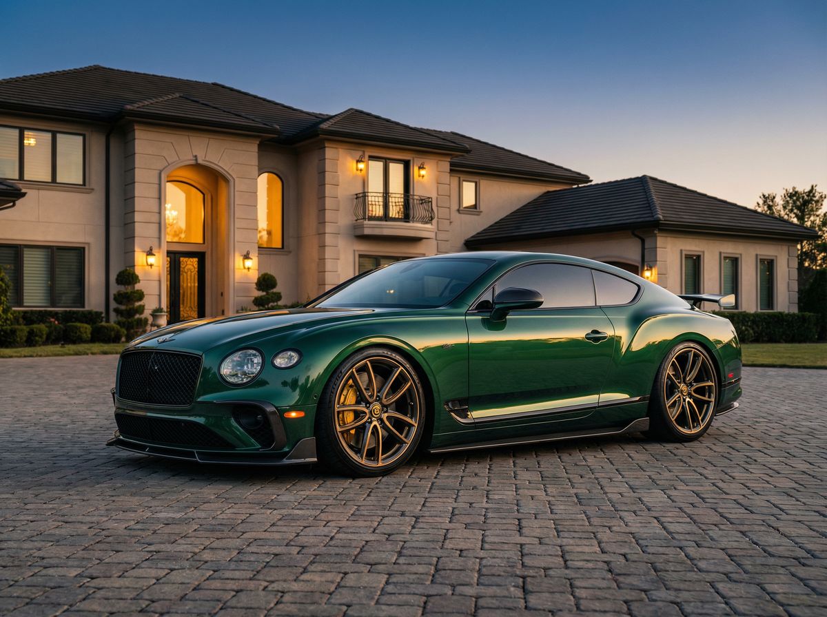 黄色仓库宾利改装视频